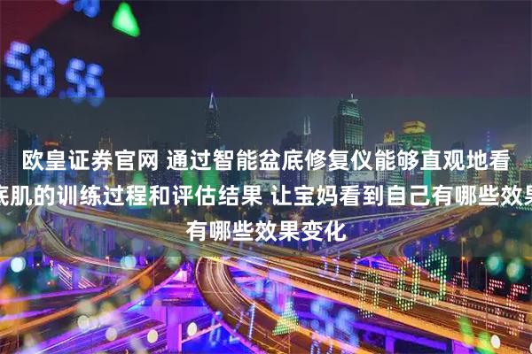 欧皇证券官网 通过智能盆底修复仪能够直观地看到盆底肌的训练过程和评估结果 让宝妈看到自己有哪些效果变化